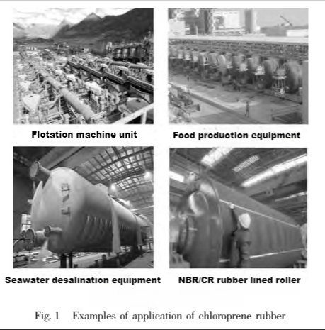 Examples of application of chloroprene rubber